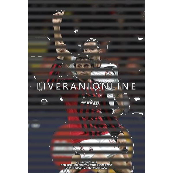 Milan - Shakhtar Donetsk Champions League 24/10/2007 nella foto massimo oddo e cristiano lucarelli ph luzzani/Ag. Aldo Lliverani SAS