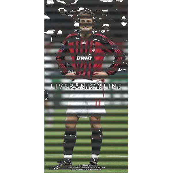 Milan - Shakhtar Donetsk Champions League 24/10/2007 nella foto alberto gilardino ph Andry/Ag. Aldo Lliverani SAS