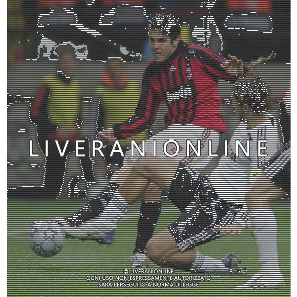 Milan - Shakhtar Donetsk Champions League 24/10/2007 nella foto occasione palo di kaka ph andry/Ag. Aldo Lliverani SAS