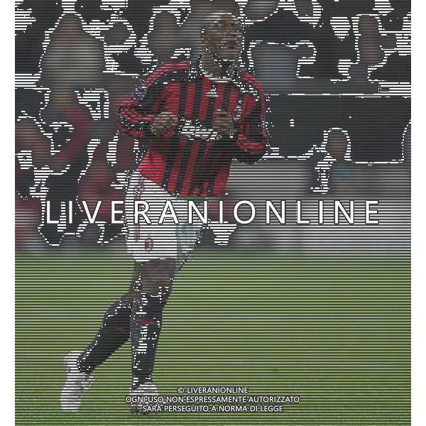 Milan - Shakhtar Donetsk Champions League 24/10/2007 nella foto balletto esultanza dopo il gol di clarence seedorf ph andry/Ag. Aldo Lliverani SAS