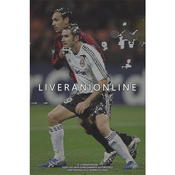 Milano 24/10/2007 Champions League 2007/08 milan-shakhtar donetsk 4:1 nella foto lucarelli cristiano e nesta alessandro ph marco luzzani/ag aldo liverani s.a.s.