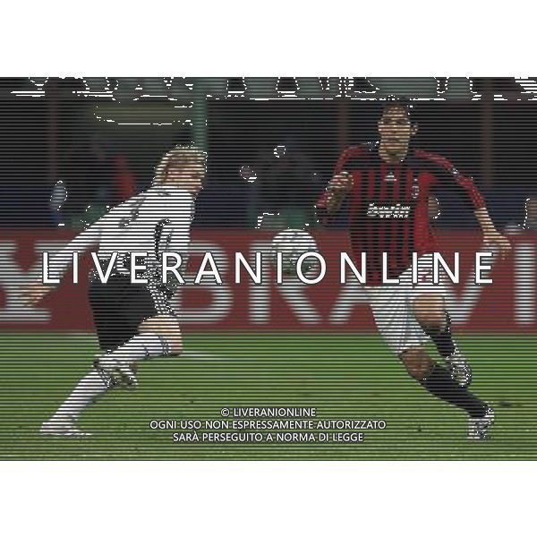 Milano 24/10/2007 Champions League 2007/08 milan-shakhtar donetsk 4:1 nella foto kaka e hubschman ph marco luzzani/ag aldo liverani s.a.s.