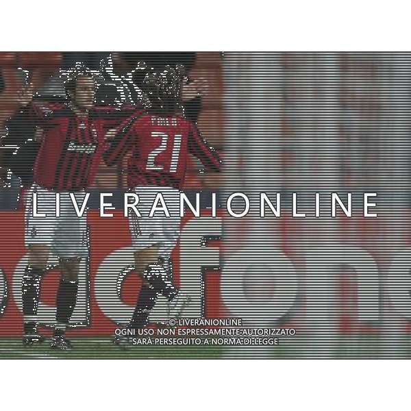 Milano 24 ottobre 2007 Milan - Shakhtar Donetsk Uefa Champions League 2007/2008 nella foto: esultanza dopo il primo gol di Gilardino Alberto foto Andry / Ag. Aldo Liverani