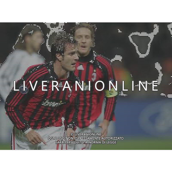 Milano 24 ottobre 2007 Milan - Shakhtar Donetsk Uefa Champions League 2007/2008 nella foto: esultanza dopo il gol di Gilardino Alberto foto Andry / Ag. Aldo Liverani