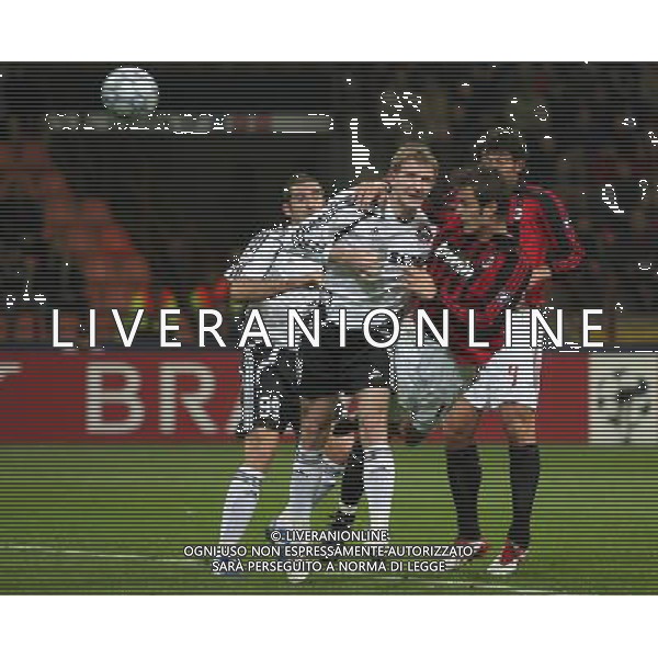 Milano 24 ottobre 2007 Milan - Shakhtar Donetsk Uefa Champions League 2007/2008 nella foto: il secondo gol di Gilardino Alberto foto Andry / Ag. Aldo Liverani