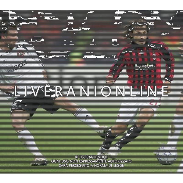 Milano 24 ottobre 2007 Milan - Shakhtar Donetsk Uefa Champions League 2007/2008 nella foto: Pirlo Andrea foto Andry / Ag. Aldo Liverani