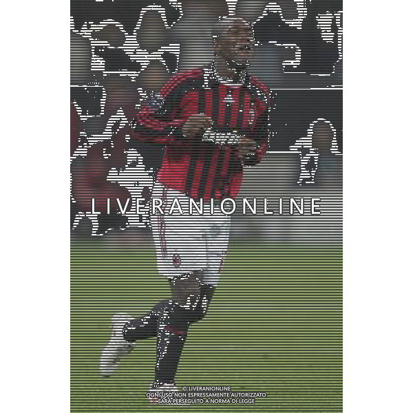 Milano 24 ottobre 2007 Milan - Shakhtar Donetsk Uefa Champions League 2007/2008 nella foto: esultanza dopo il gol di Seedorf Clarence foto Andry / Ag. Aldo Liverani