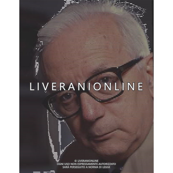Enzo Biagi Scrittore Giornalista ph archivio Agenzia Aldo Liverani Sas retrospettiva