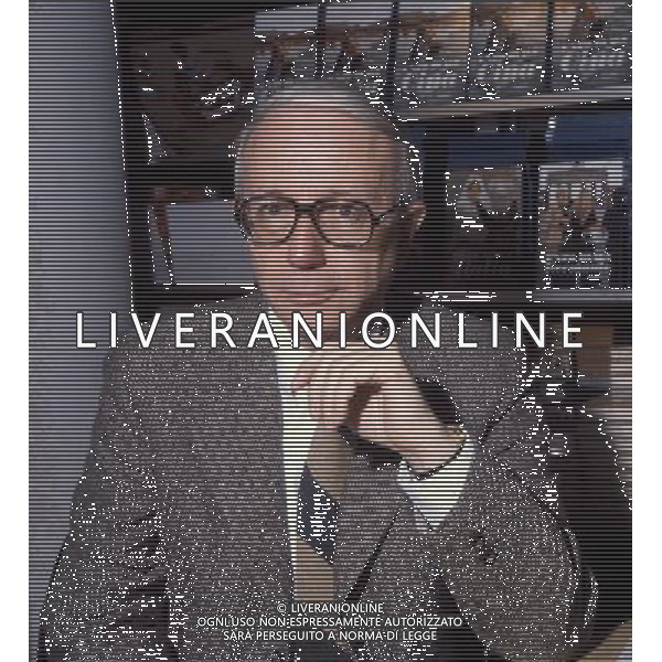 Enzo Biagi Scrittore Giornalista ph archivio Agenzia Aldo Liverani Sas retrospettiva