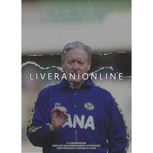 ALLENATORI CALCIO NELLA FOTO LIEDHOLM NILS VERONA FOTO ALDO LIVERANI