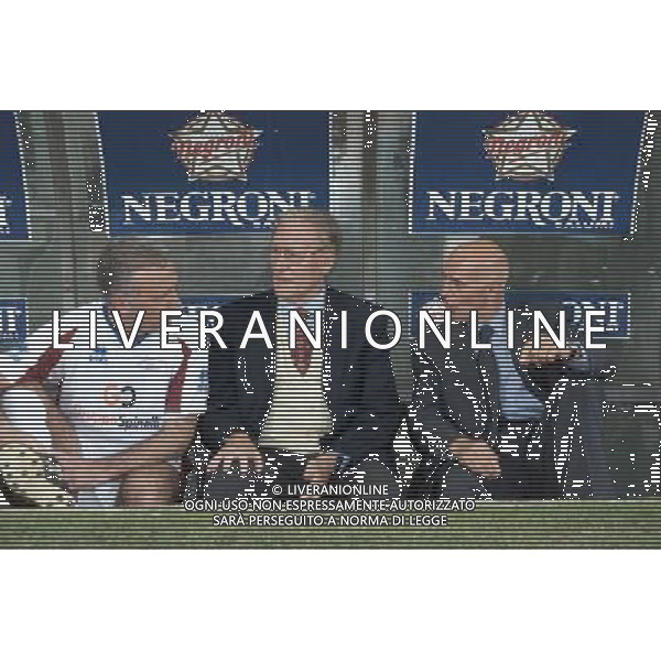 PARTITA 2001 GENOA CALCIO A FAVORE DI GIANLUIGI SIGNORINI NELLA FOTO ROBERTO PRUZZO-NILS LIEDHOLM-ARRIGO SACCHI FOTO ALDO LIVERANI