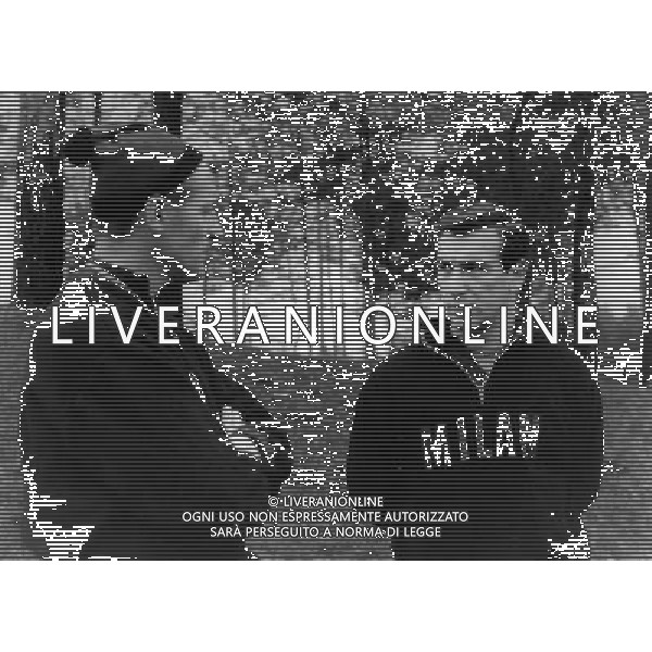 ARCHIVIO GIOVANNI LIVERANI NELLA FOTO ANTONIO VALENTIN ANGELILLO CON NILS LIEDHOLM AGENZIA DUFOTO ROMA-AGENZIA ALDO LIVERANI