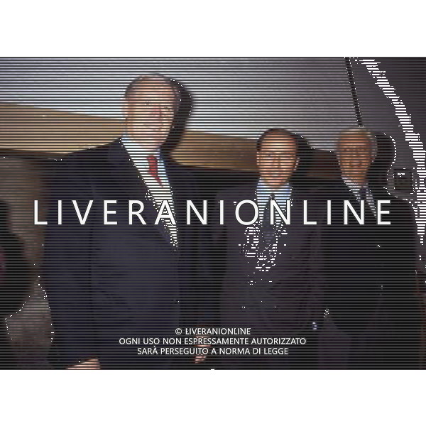 Nils Liedholm allenatore del Milan con il Presidente Silvio berlusconi e Lo Verde nel 1986 ph archivio agenzia aldo liverani Sas