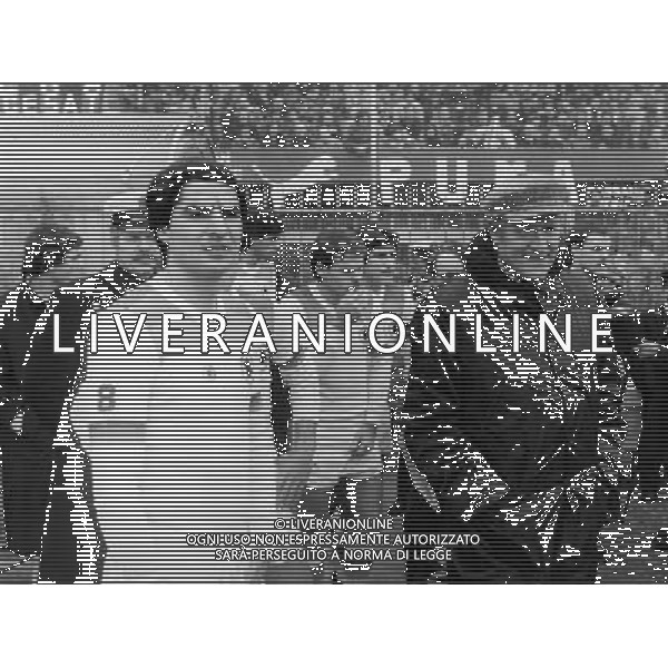 Nils Liedholm allenatore della Roma con Agostino Di Bartolomei ph archivio agenzia aldo liverani Sas