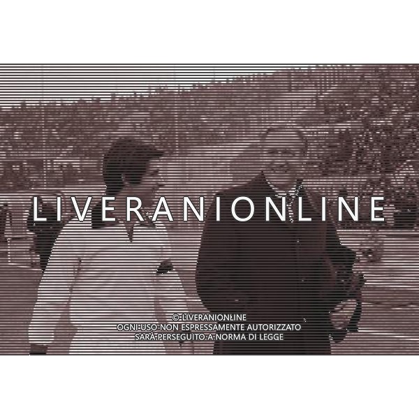 Nella foto Nils Liedholm e Gianni Rivera ph ca.fu/ag aldo liverani s.a.s.