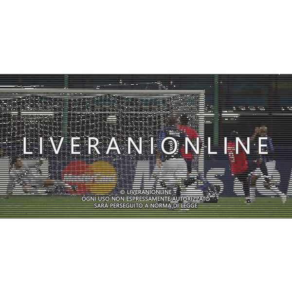 Inter - Cska Mosca Champions League 07/11/2007 nella foto il gol di vagner love ph luzzani/Ag. Aldo Liverani sas