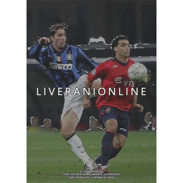 Inter - Cska Mosca Champions League 07/11/2007 nella foto maxwell e carvalho ph luzzani/Ag. Aldo Liverani sas