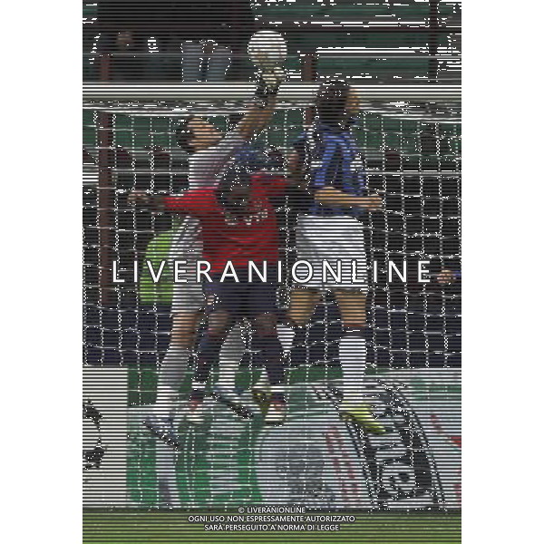 Inter - Cska Mosca Champions League 07/11/2007 nella foto julio cesar in parata ph luzzani/Ag. Aldo Liverani sas