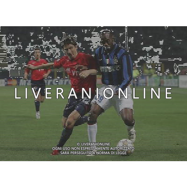Inter - Cska Mosca Champions League 07/11/2007 nella foto aldonin e suazo david ph luzzani/Ag. Aldo Liverani sas