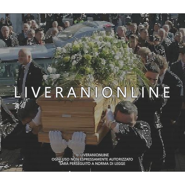 Cuccaro Monferrato 8 novembre 2007 Funerali di Liedholm Nils nella foto il feretro foto Andry / Ag. Aldo Liverani