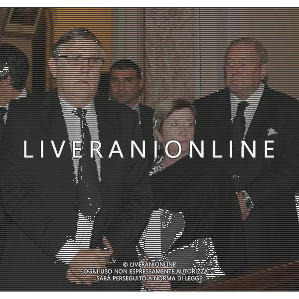 Cuccaro Monferrato 8 novembre 2007 Funerali di Liedholm Nils nella foto Thomas il figlio di Nordahl e Lennart Johansson foto Andry / Ag. Aldo Liverani