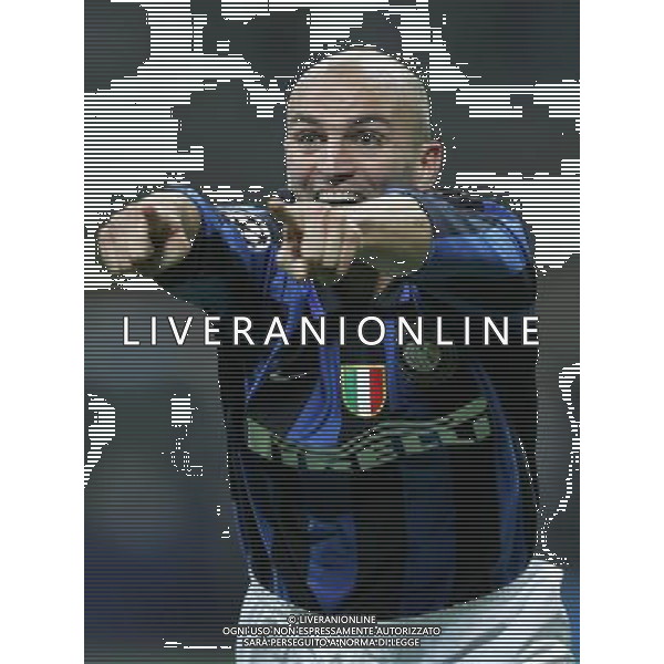 Milano 07/11/2007 champions league 2007/08 inter-cka mosca 4:2 nella foto esteban cambiasso esulta dopo il gol ph marco luzzani/ag aldo liverani s.a.s.