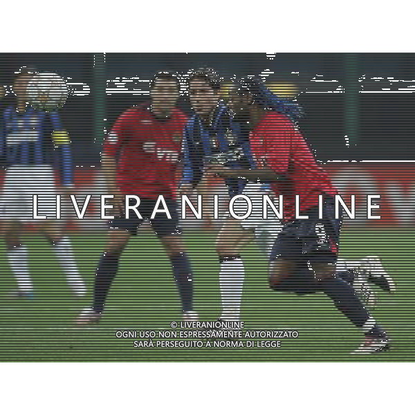 Milano 07/11/2007 champions league 2007/08 inter-cka mosca 4:2 nella foto vagner love e maxwell ph marco luzzani/ag aldo liverani s.a.s.