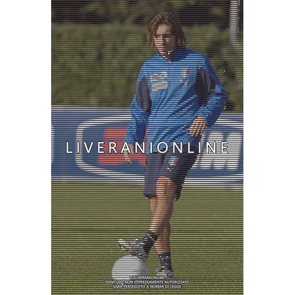 Allenamento della Nazionale Italiana a Coverciano Coverciano(FI) - 13.11.2007 Nella Foto:Andrea Pirlo /Ph.Vitez-Ag. Aldo Liverani