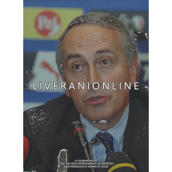 Conferenza Stampa e Presentazione nuova maglia da trasferta Coverciano(FI) - 13.11.2007 Nella Foto:Giancarlo Abete /Ph.Vitez-Ag. Aldo Liverani