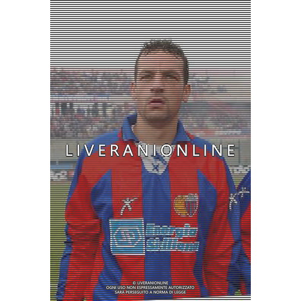 Eddy Baggio con la maglia del Catania Calcio 2001/2002 ph sergi/Ag. Aldo Liverani Sas