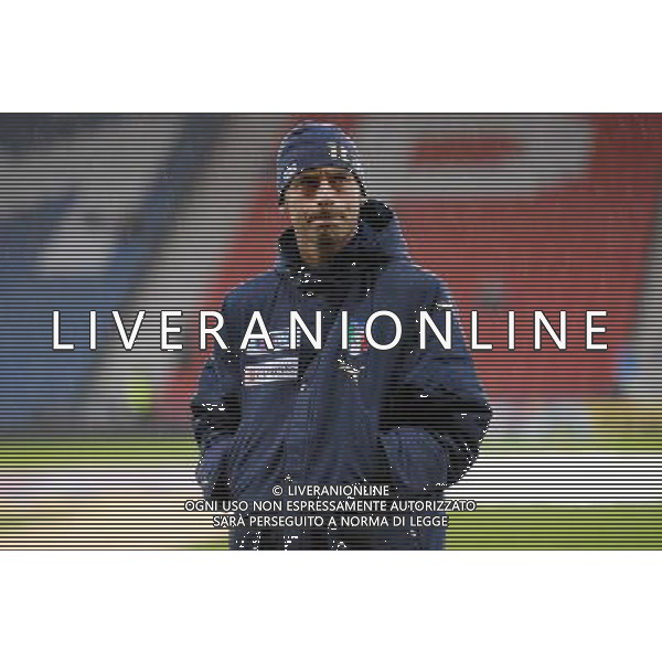 Qualificazioni ai Campionati Europei 2008 Glasgow - 17.11.2007 Scozia-Italia Nella Foto:Daniele De Rossi controlla il campo prima della partita Ph.Vitez-Ag. Aldo Liverani