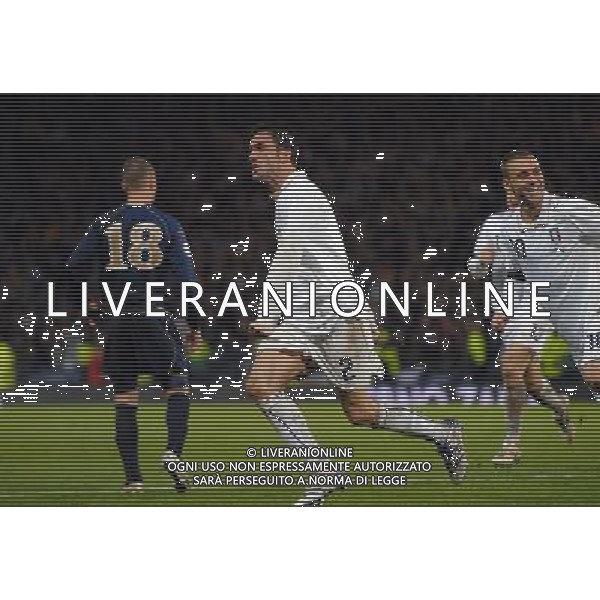 Qualificazioni ai Campionati Europei 2008 Glasgow - 17.11.2007 Scozia-Italia Nella Foto:Christian Panucci esulta /Ph.Vitez-Ag. Aldo Liverani