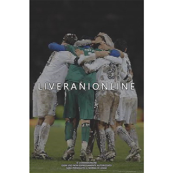 Qualificazioni ai Campionati Europei 2008 Glasgow - 17.11.2007 Scozia-Italia Nella Foto:Gruppo esulta a fine partita /Ph.Vitez-Ag. Aldo Liverani