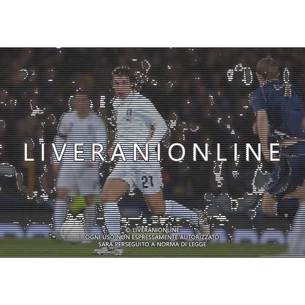 Qualificazioni ai Campionati Europei 2008 Glasgow - 17.11.2007 Scozia-Italia Nella Foto:Andrea Pirlo /Ph.Vitez-Ag. Aldo Liverani