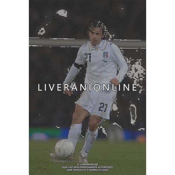 Qualificazioni ai Campionati Europei 2008 Glasgow - 17.11.2007 Scozia-Italia Nella Foto:Andrea Pirlo /Ph.Vitez-Ag. Aldo Liverani