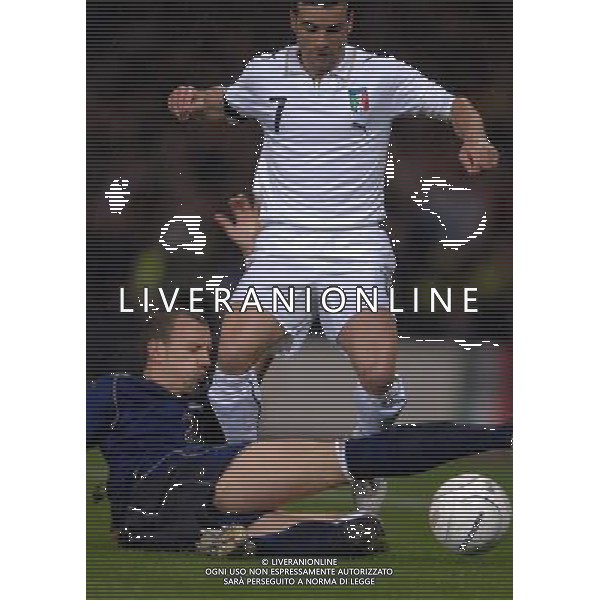 Qualificazioni ai Campionati Europei 2008 Glasgow - 17.11.2007 Scozia-Italia Nella Foto:Antonio Di Natale /Ph.Vitez-Ag. Aldo Liverani