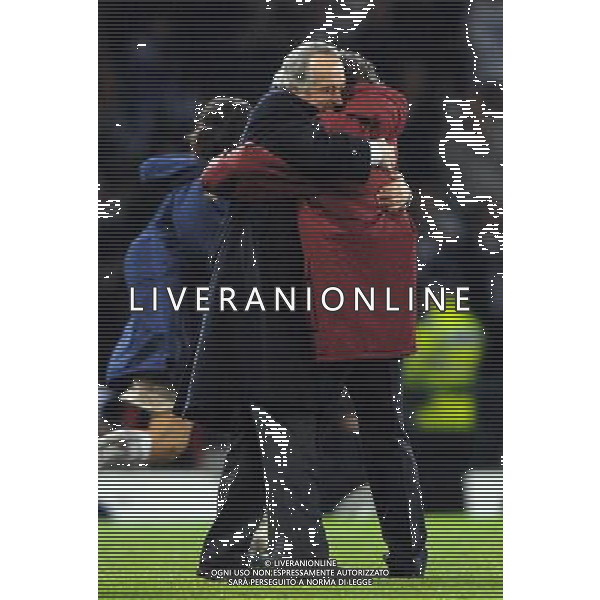 Qualificazioni ai Campionati Europei 2008 Glasgow - 17.11.2007 Scozia-Italia Nella Foto:Giancarlo Abete e Roberto Donadoni /Ph.Vitez-Ag. Aldo Liverani