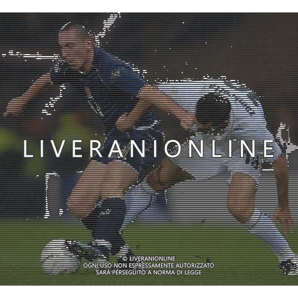 Qualificazioni ai Campionati Europei 2008 Glasgow - 17.11.2007 Scozia-Italia Nella Foto:Scott Brown-Gianluca Zambrotta /Ph.Vitez-Ag. Aldo Liverani