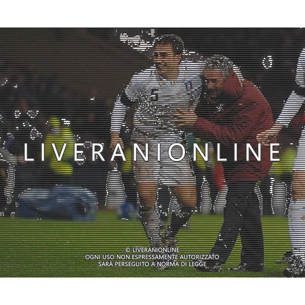 Qualificazioni ai Campionati Europei 2008 Glasgow - 17.11.2007 Scozia-Italia Nella Foto:Fabio Cannavaro-Roberto Donadoni /Ph.Vitez-Ag. Aldo Liverani