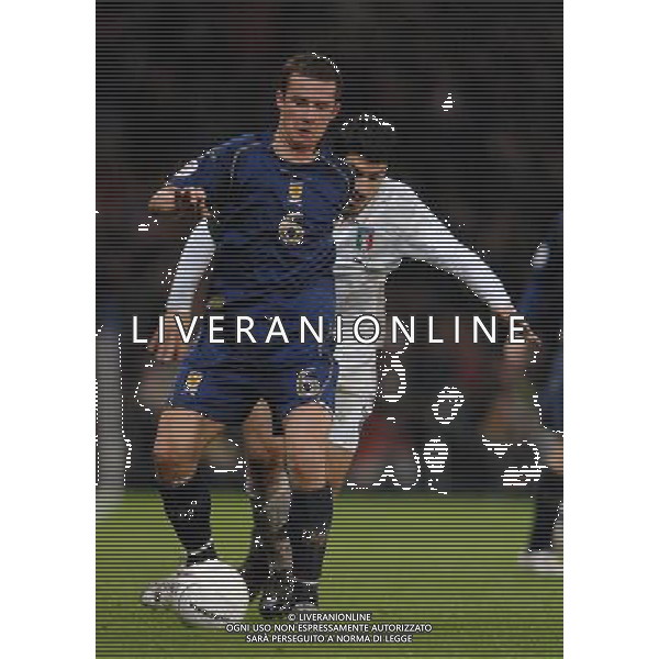 Qualificazioni ai Campionati Europei 2008 Glasgow - 17.11.2007 Scozia-Italia Nella Foto:Barry Ferguson-Gennaro Gattuso /Ph.Vitez-Ag. Aldo Liverani