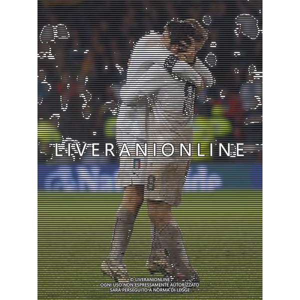 Qualificazioni ai Campionati Europei 2008 Glasgow - 17.11.2007 Scozia-Italia Nella Foto:Gennaro Gattuso-MAssimo Ambrosini /Ph.Vitez-Ag. Aldo Liverani