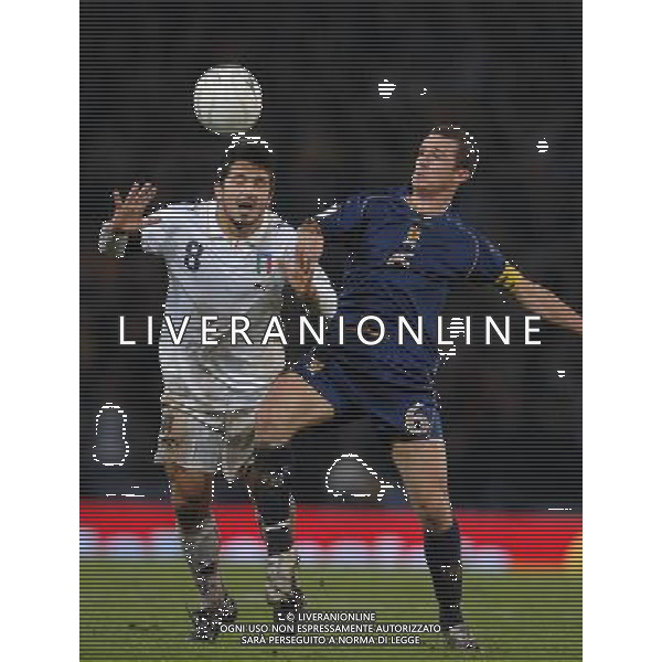 Qualificazioni ai Campionati Europei 2008 Glasgow - 17.11.2007 Scozia-Italia Nella Foto:Gennaro Gattuso-Barry Ferguson /Ph.Vitez-Ag. Aldo Liverani