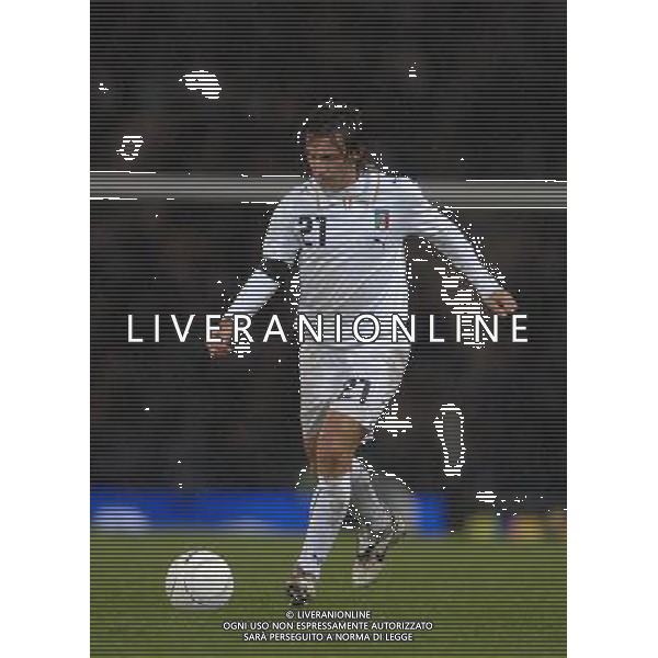 Qualificazioni ai Campionati Europei 2008 Glasgow - 17.11.2007 Scozia-Italia Nella Foto:Andrea Pirlo /Ph.Vitez-Ag. Aldo Liverani