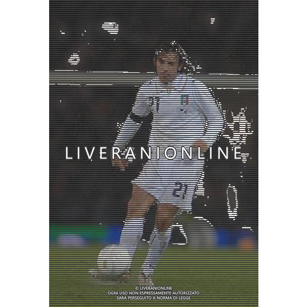 Qualificazioni ai Campionati Europei 2008 Glasgow - 17.11.2007 Scozia-Italia Nella Foto:Andrea Pirlo /Ph.Vitez-Ag. Aldo Liverani