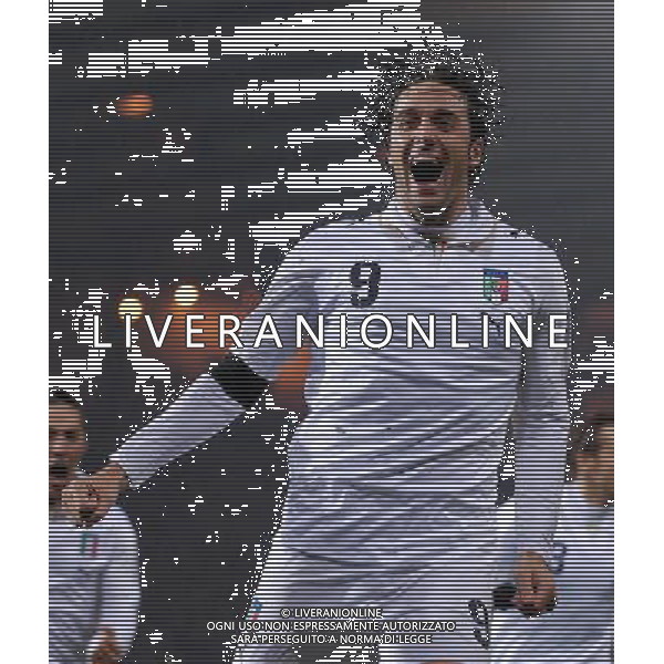 Qualificazioni ai Campionati Europei 2008 Glasgow - 17.11.2007 Scozia-Italia Nella Foto:Luca Toni /Ph.Vitez-Ag. Aldo Liverani