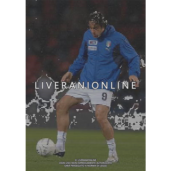 Qualificazioni ai Campionati Europei 2008 Glasgow - 17.11.2007 Scozia-Italia Nella Foto:Luca Toni /Ph.Vitez-Ag. Aldo Liverani