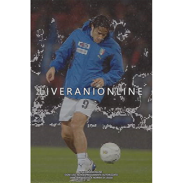 Qualificazioni ai Campionati Europei 2008 Glasgow - 17.11.2007 Scozia-Italia Nella Foto:Luca Toni /Ph.Vitez-Ag. Aldo Liverani