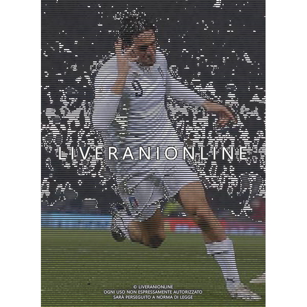 Qualificazioni ai Campionati Europei 2008 Glasgow - 17.11.2007 Scozia-Italia Nella Foto:Luca Toni /Ph.Vitez-Ag. Aldo Liverani