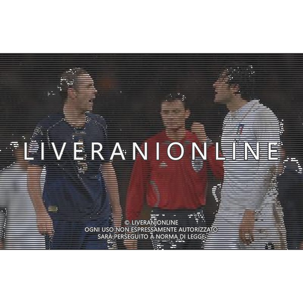 Qualificazioni ai Campionati Europei 2008 Glasgow - 17.11.2007 Scozia-Italia Nella Foto:David Weir-Luca Toni /Ph.Vitez-Ag. Aldo Liverani