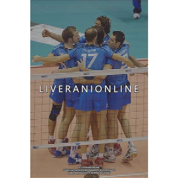 TIM All Star Volley Forlì - 11.11.2007 Italia-Harman Kardon All Star A2 Nella Foto:Italia esulta /Ph.Vitez-Ag. Aldo Liverani
